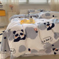 Panda cercle de lit de lit de feuille de couvercle de literie